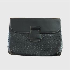 Authentic FENDI Ostrich black bag